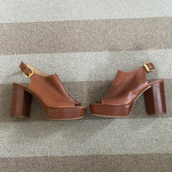 MICHAEL Michael Kors Peep Toe Platform Heels - Picture 2 of 5